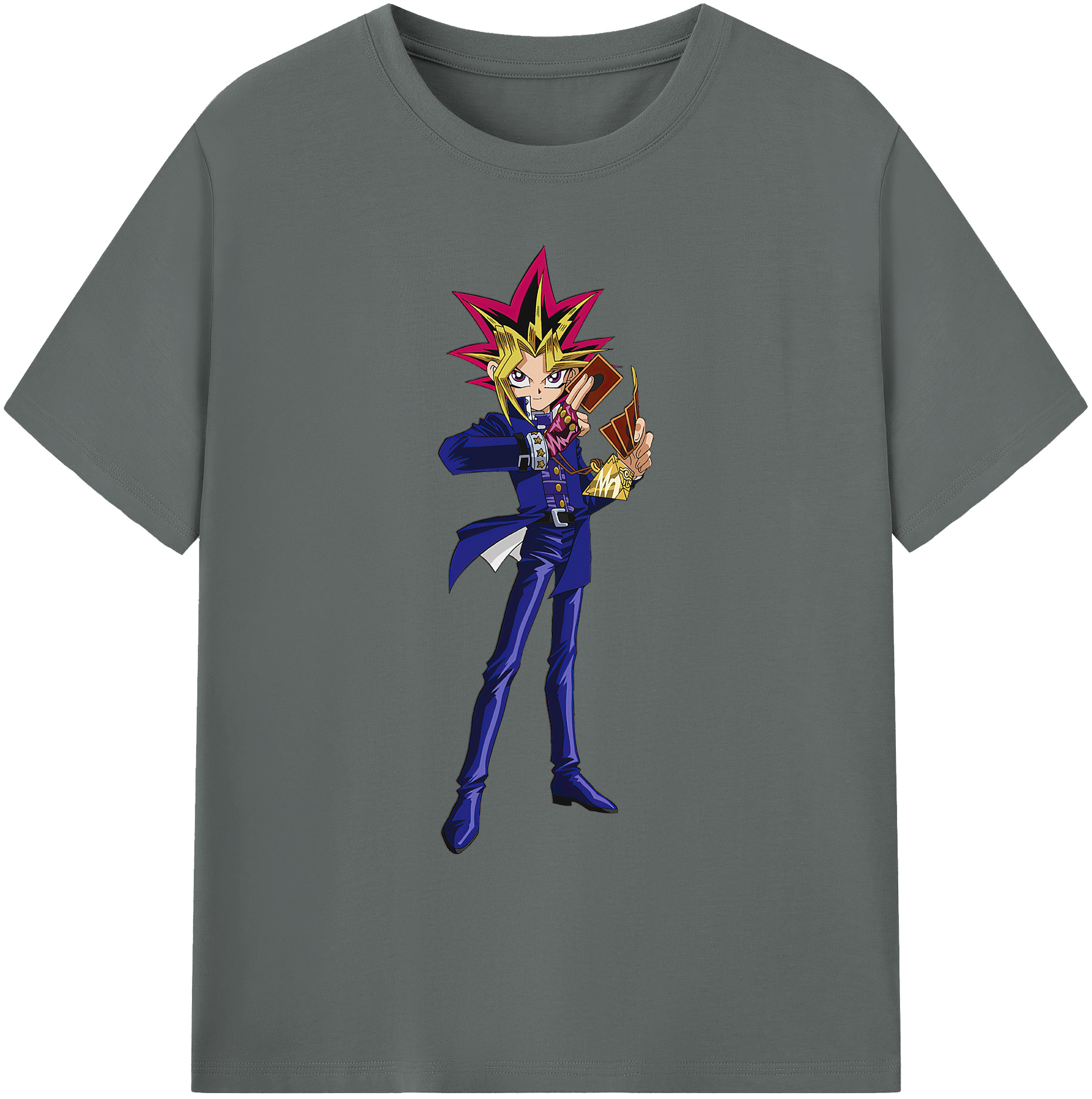 （画像用） 遊☆戯☆王 Yu-Gi-Oh! 綿100％ メンズ半袖Tシャツ｜肌触りやわらか＆通気性